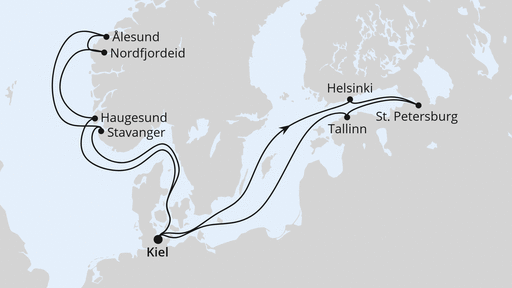 Aidanova Norwegen Ostsee Ab Kiel