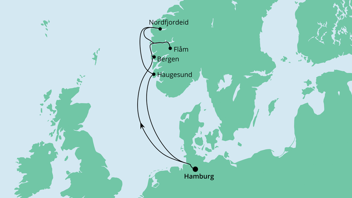 Norwegens Küste 15.08.2020 bis 22.08.2020