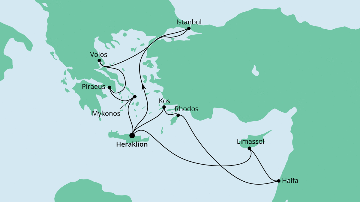Ägäis & Israel 14.05.2021 bis 28.05.2021