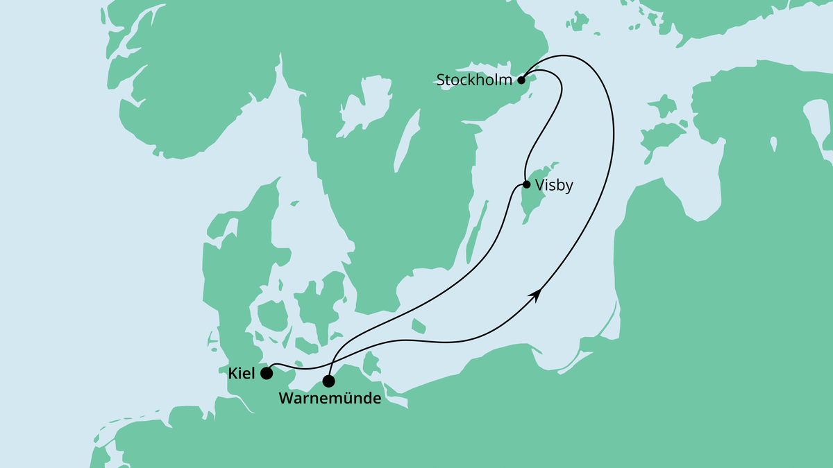 Ahoi Tour von Kiel nach Warnemünde 26.06.2021 bis 01.07.2021