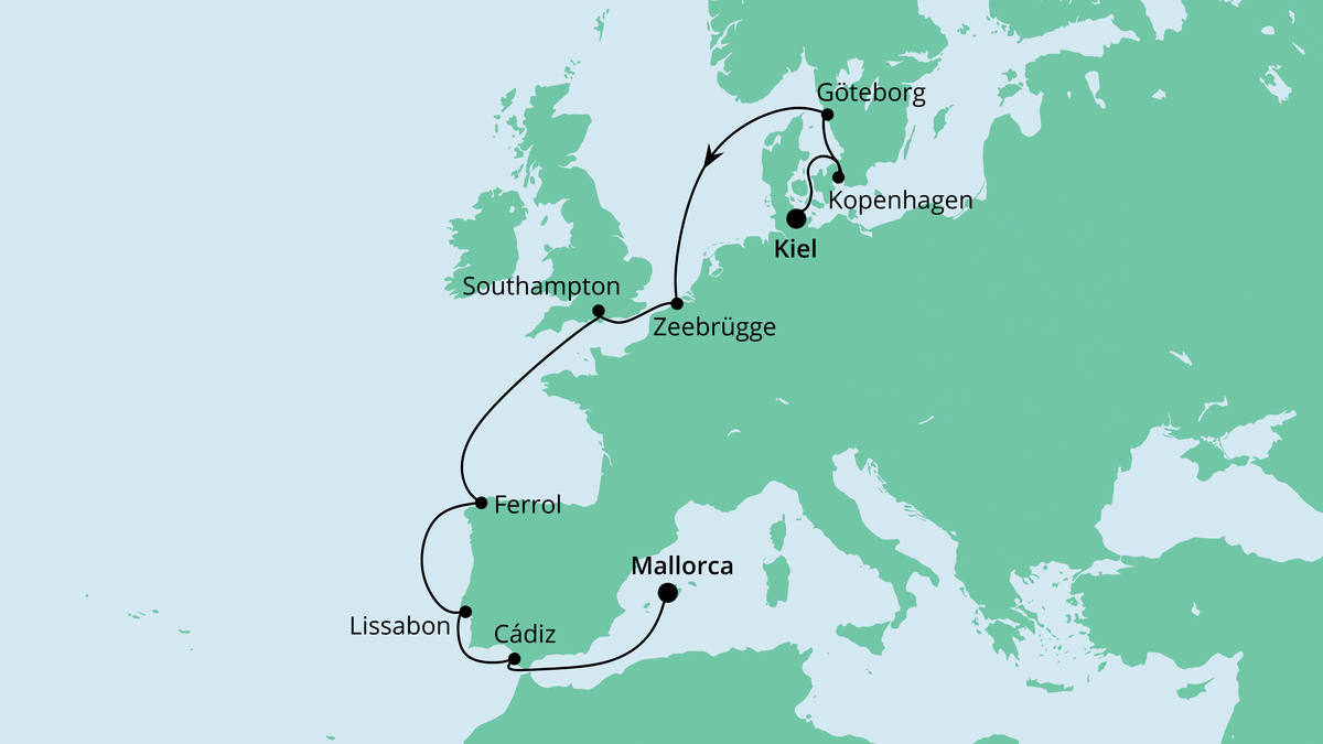 Von Kiel nach Mallorca 3 01.10.2020 bis 14.10.2020