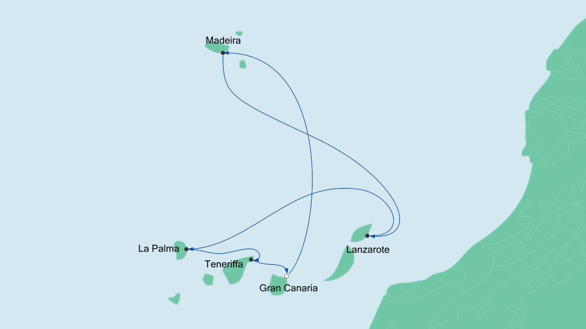 Kanaren & Madeira 1 20.01.2019 bis 27.01.2019