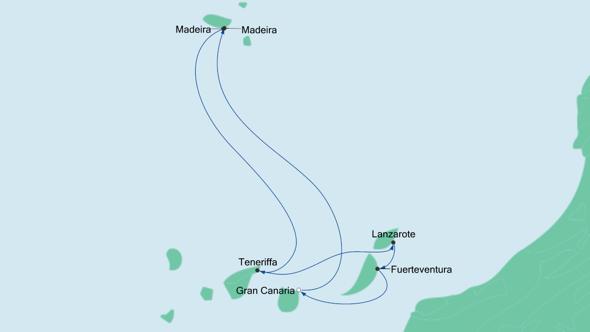 Kanaren & Madeira 3 29.12.2018 bis 05.01.2019