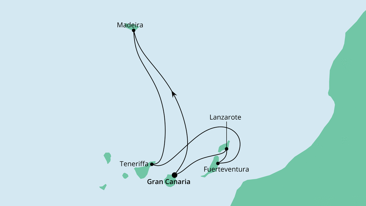 Kanaren & Madeira 3 21.12.2019 bis 28.12.2019