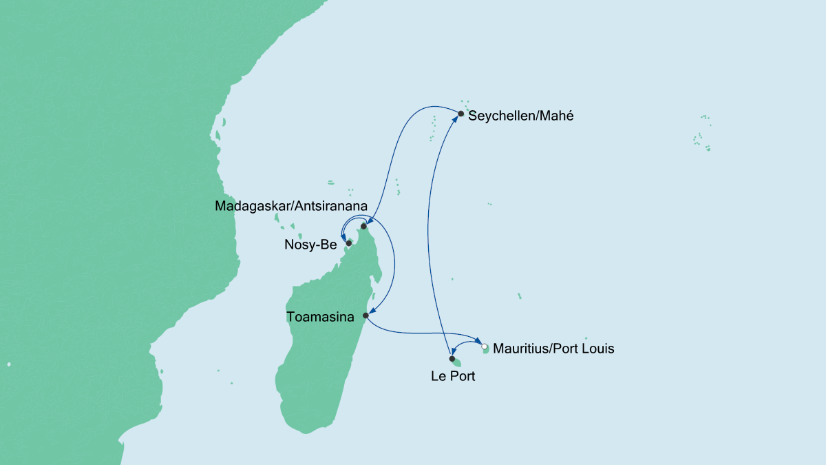 Mauritius, Seychellen & Madagaskar 2 22.01.2019 bis 05.02.2019