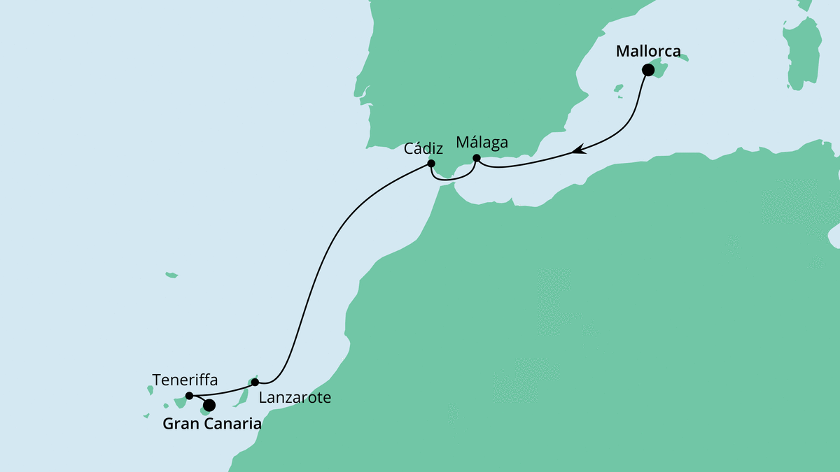 Von Mallorca nach Gran Canaria 3 27.10.2019 bis 03.11.2019