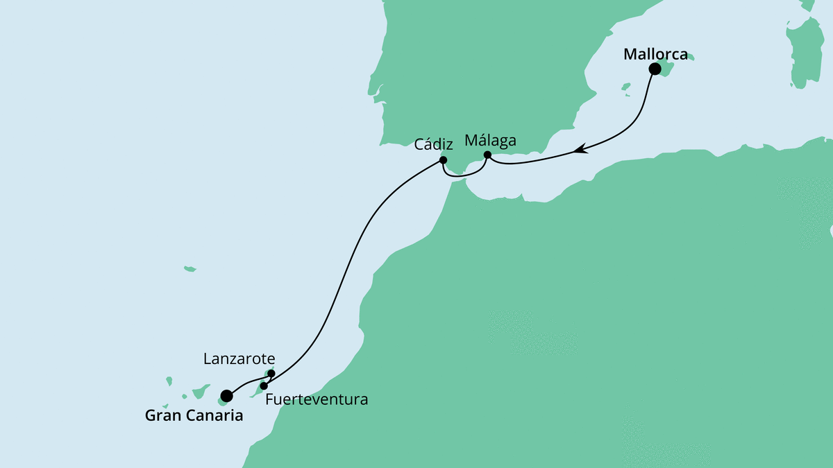 Von Mallorca nach Gran Canaria 4 02.11.2019 bis 09.11.2019