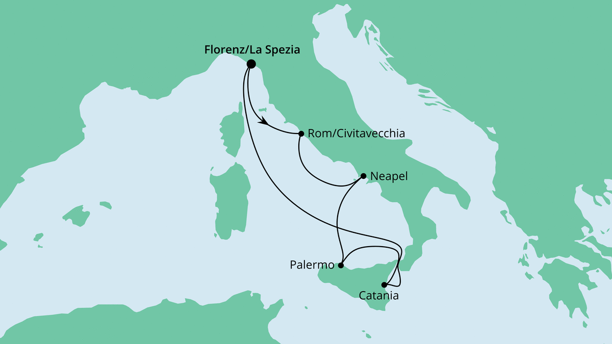 Bella Italia ab La Spezia 05.11.2020 bis 12.11.2020