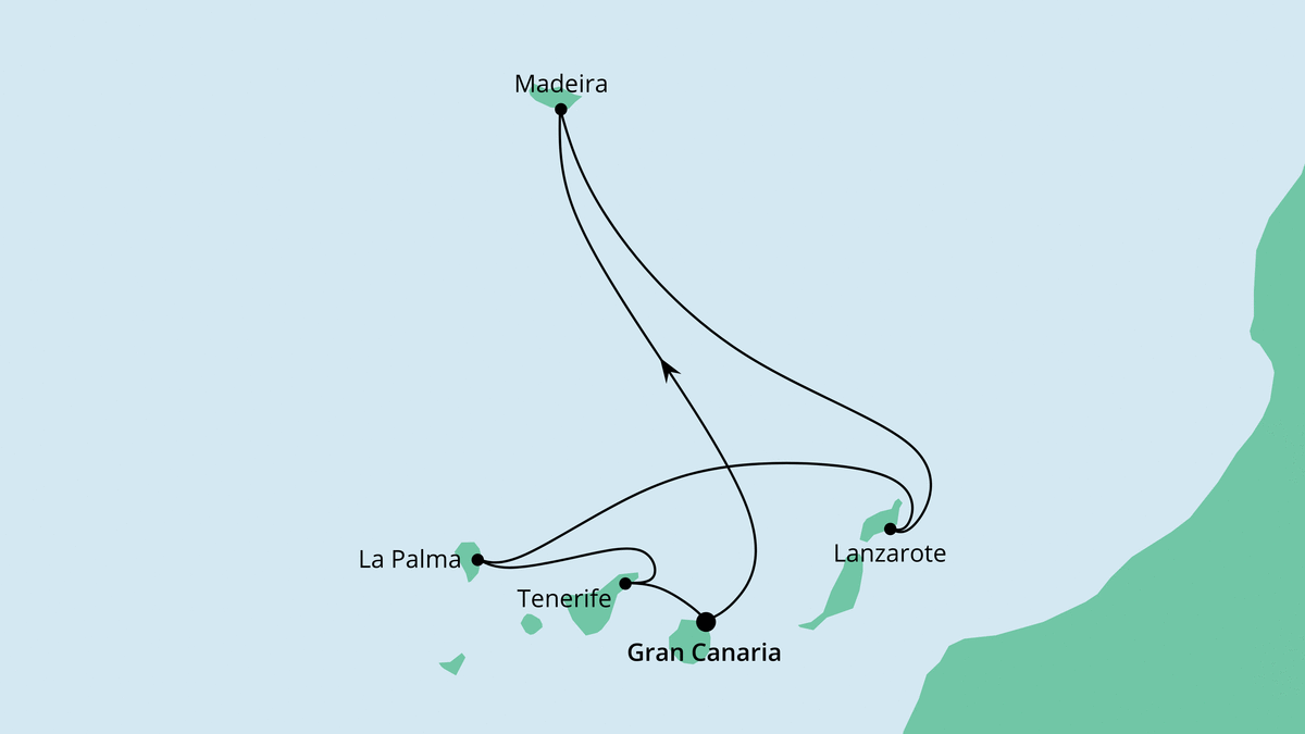 Kanaren & Madeira 1 22.12.2019 bis 29.12.2019
