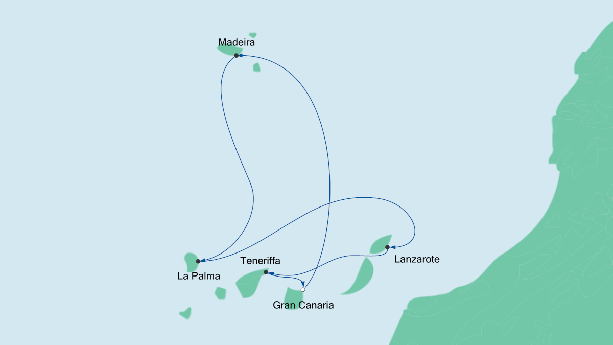 Kanaren & Madeira 1 23.12.2018 bis 30.12.2018