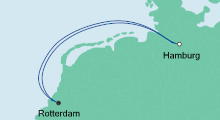 Route: Kurzreise ab Hamburg 2 mit AIDAperla
