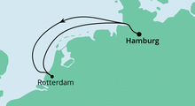 Route: Kurzreise ab Hamburg 2 mit AIDAperla
