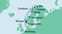 Route: Winter im hohen Norden mit AIDAcara