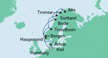 Route: Winter im hohen Norden 2 mit AIDAcara