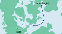 Route: Schnupperkreuzfahrt ab Kiel mit AIDAluna