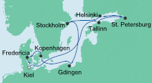 Route: Schätze der Ostsee 2 mit AIDAcara