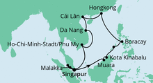 Route: Philippinen, Hongkong & Vietnam 2 mit AIDAvita