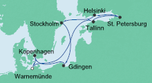 Route: Ostsee 4 mit AIDAmar
