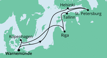 Route: Städte der Ostsee mit AIDAvita