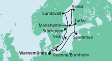 Route: Schärengärten der Ostsee mit AIDAaura