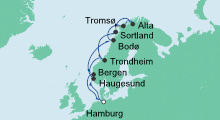 Route: Winter im hohen Norden mit AIDAaura