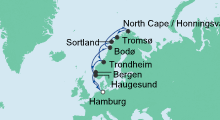 Route: Winter im hohen Norden mit AIDAaura