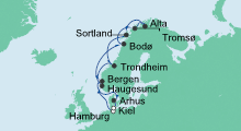 Route: Winter im hohen Norden 2 mit AIDAcara