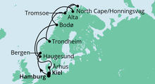 Route: Winter im Hohen Norden 2 mit AIDAcara