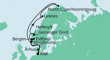 Route: Norwegen mit Lofoten & Nordkap 3 mit AIDAbella