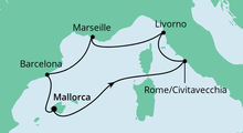 Route: Perlen am Mittelmeer 3 mit AIDAsol