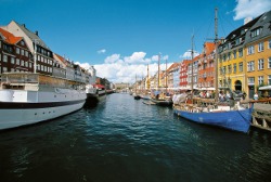 Malerischer Hafen von Kopenhagen Malerischer Hafen von Kopenhagen