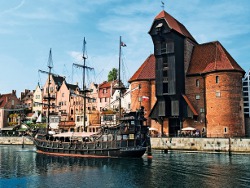 Historisches Krantor in Danzig Historisches Krantor in Danzig