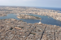 Valetta aus der Luft Valetta aus der Luft