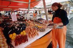 Fischmarkt in Bergen Fischmarkt in Bergen