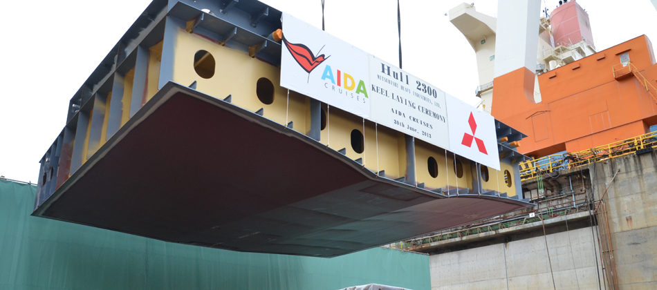 AIDA Cruises celebrates the keel laying of its new generation of ships