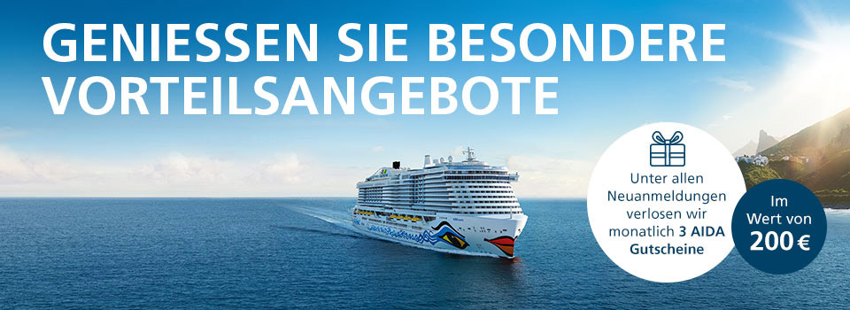 AIDA Newsletter bestellen AIDA Newsletter bestellen