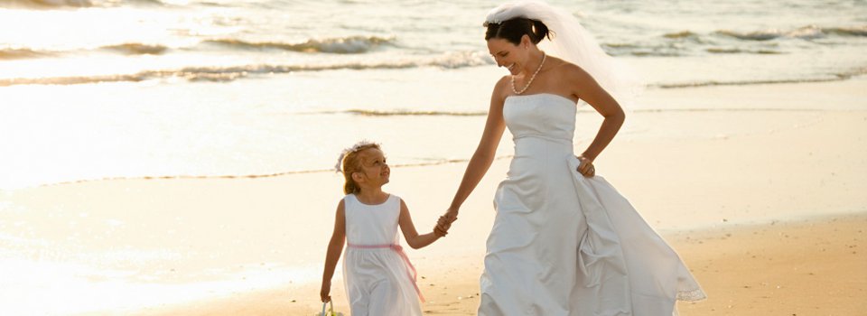 Am Hochzeitstag am Strand Am Hochzeitstag am Strand