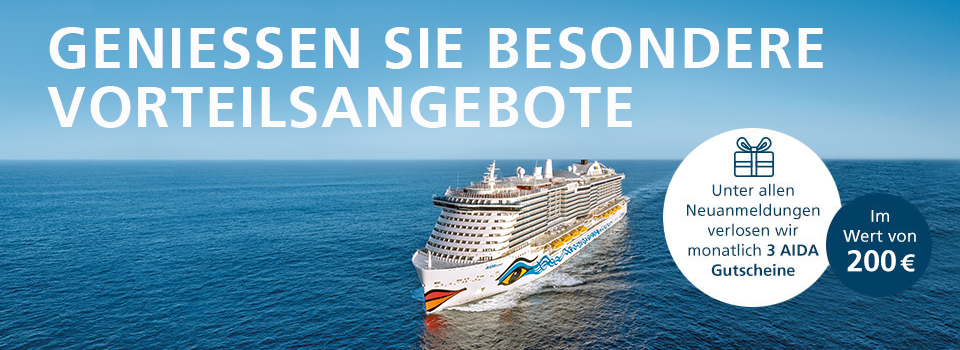 AIDA Newsletter bestellen AIDA Newsletter bestellen