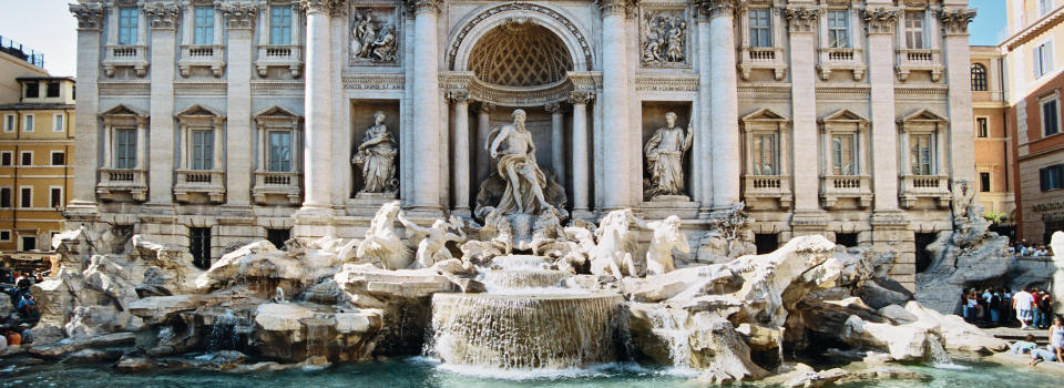 Der Trevi Brunnen in Rom Der Trevi Brunnen in Rom