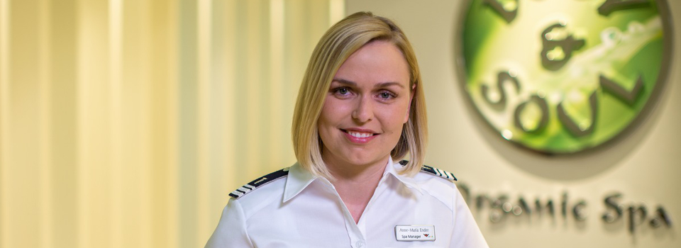 Spa Manager auf dem AIDA Kreuzfahrtschiff Spa Manager auf dem AIDA Kreuzfahrtschiff