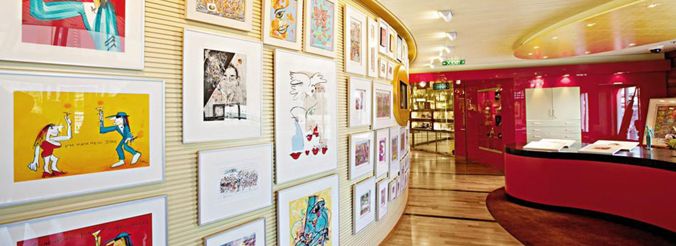 Die AIDA Kunstgalerie lädt zum Inspirieren ein Die AIDA Kunstgalerie lädt zum Inspirieren ein