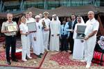 AIDAstella Plaque Exchange neues Terminal Abu Dhabi klein