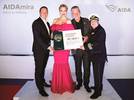 Christening_AIDAmira_hand over check_Felix Eichhorn_Franziska Knuppe_Reiner Meutsch_Manuel Pannzek@Getty Images