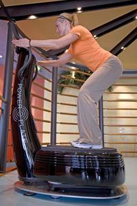 AIDA trainiert mit Power Plate