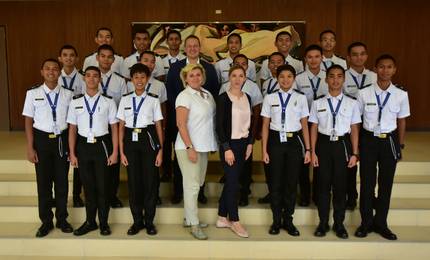 AIDA is committed to its safety education worldwide: Training Center in Manila