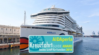 AIDA gewinnt Kreuzfahrt Guide Award 2018