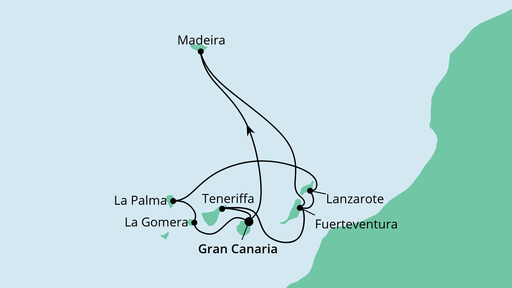 AIDAmar - Kanaren &amp; Madeira mit La Gomera