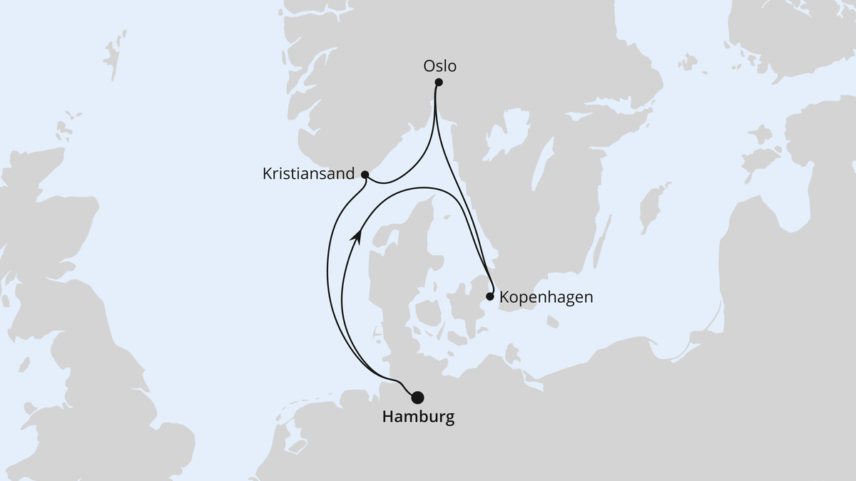 Norwegen & Dänemark ab Hamburg 14.12.2024 bis 21.12.2024