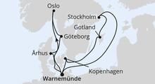 Route: Städte der Ostsee ab Warnemünde 2 mit AIDAmar