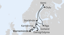 Route: Schärengärten der Ostsee mit AIDAmar